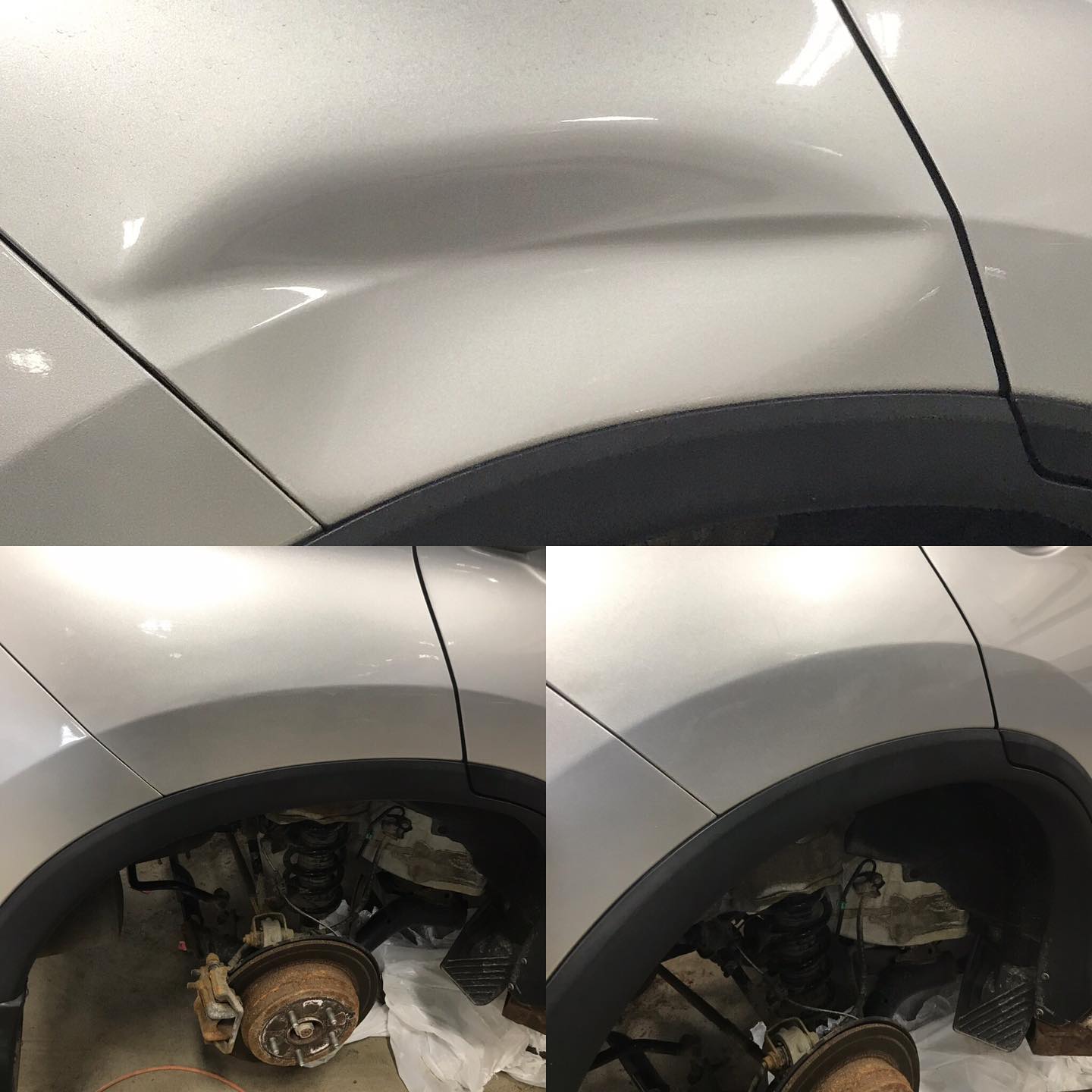 Before and after car repair comparison 4