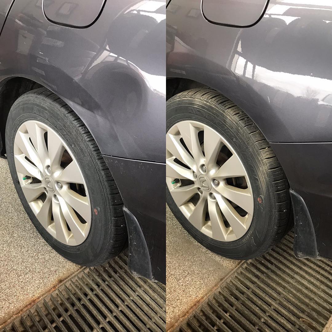 Before and after car repair comparison 5